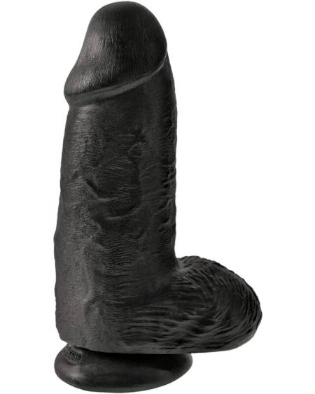 KING COCK - CHUBBY REALISTIC PENIS 23 CM BLACK