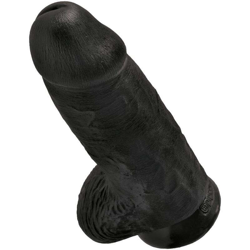 KING COCK - CHUBBY REALISTIC PENIS 23 CM BLACK - Imagem de 3