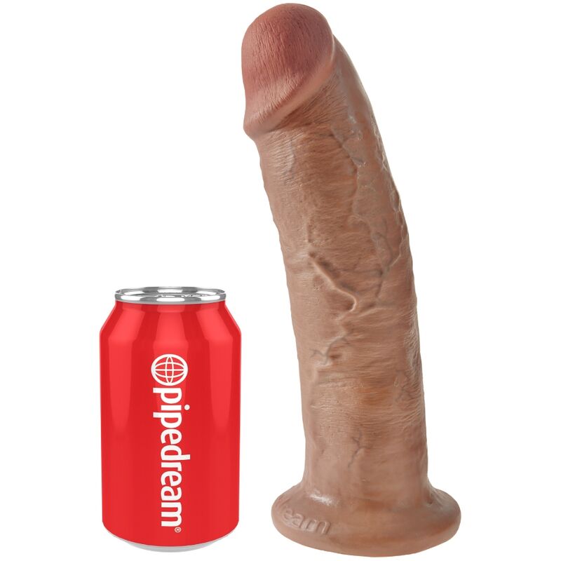 KING COCK - REALISTIC PENIS 24 CM CARAMEL - Imagem de 5