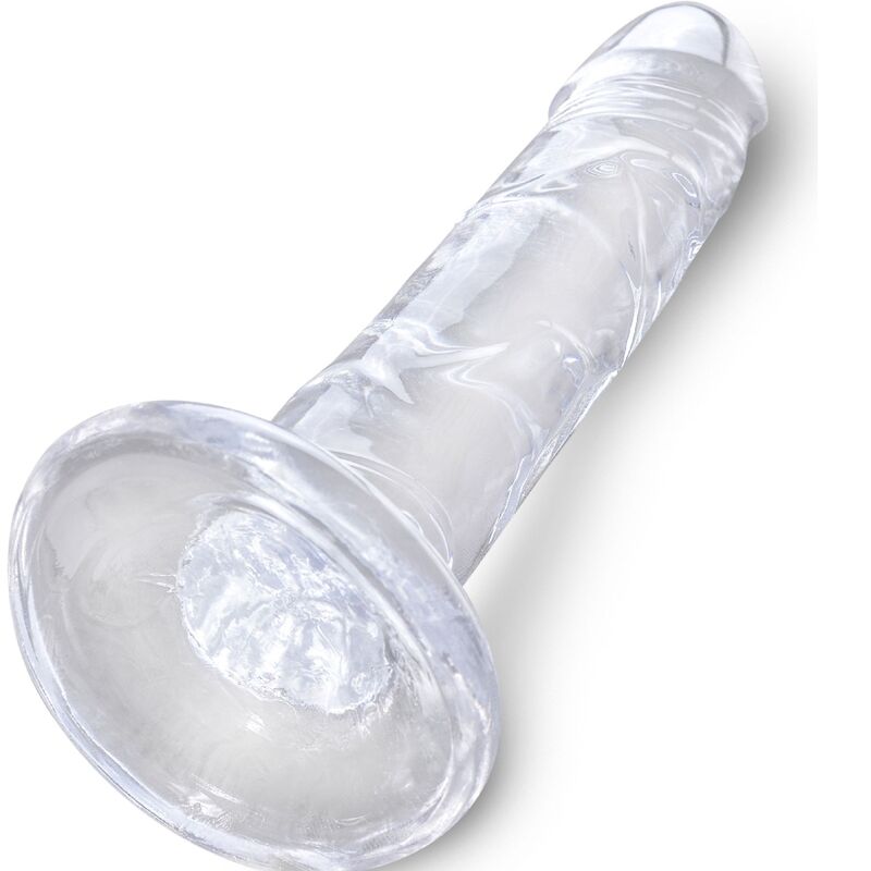 KING COCK - CLEAR REALISTIC PENIS 15.5 CM TRANSPARENT - Imagem de 2