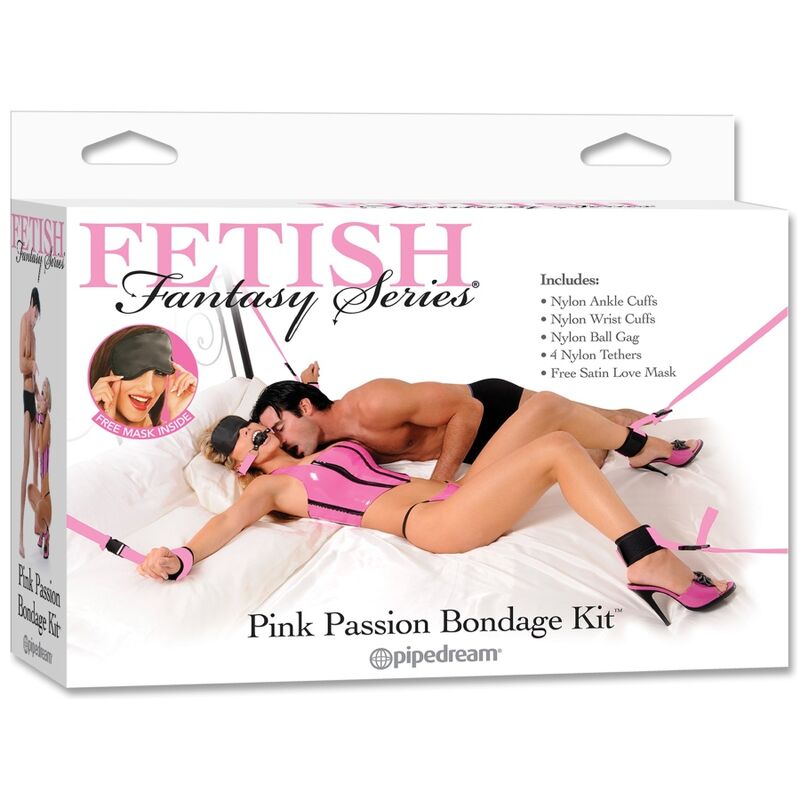 FETISH FANTASY SERIES - KIT BONDAGE PINK - Imagem de 4