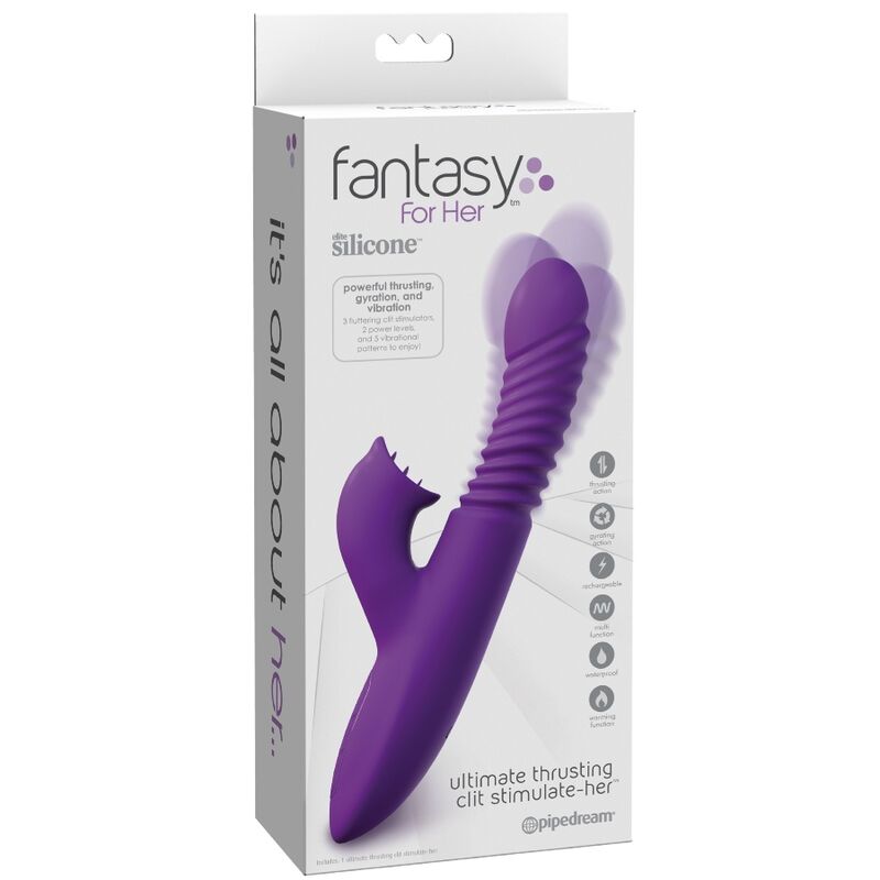 FANTASY FOR HER - CLITORIS STIMULATOR WITH HEAT OSCILLATION AND VIBRATION FUNCTION VIOLET - Imagem de 5