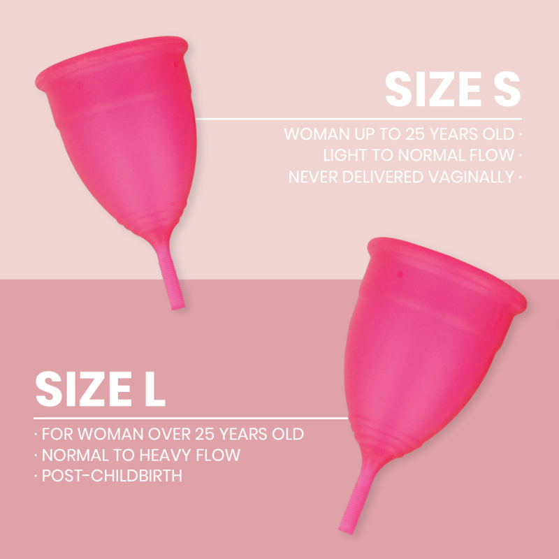 INTIMICHIC - MENSTRUAL CUP MEDICAL GRADE SILICONE - SIZE S - Imagem de 4