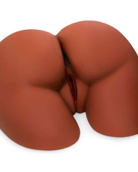 PDX PLUS - PERFECT ASS XL DOUBLE ENTRY BROWN MASTURBATOR