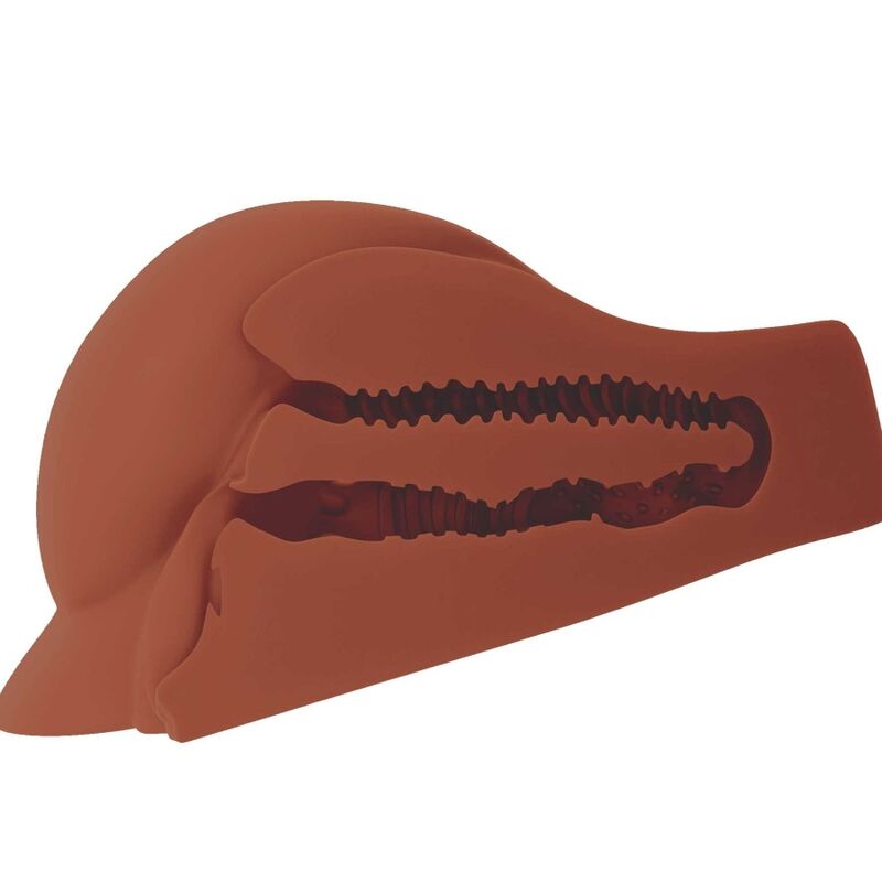 PDX PLUS - PERFECT ASS XL DOUBLE ENTRY BROWN MASTURBATOR - Imagem de 3