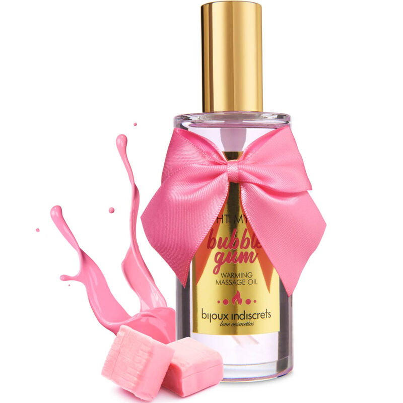 BIJOUX - INDISCRETS LIGHT MY FIRE MASSAGE OIL HEAT EFFECT GUM FLAVOR - Imagem de 3