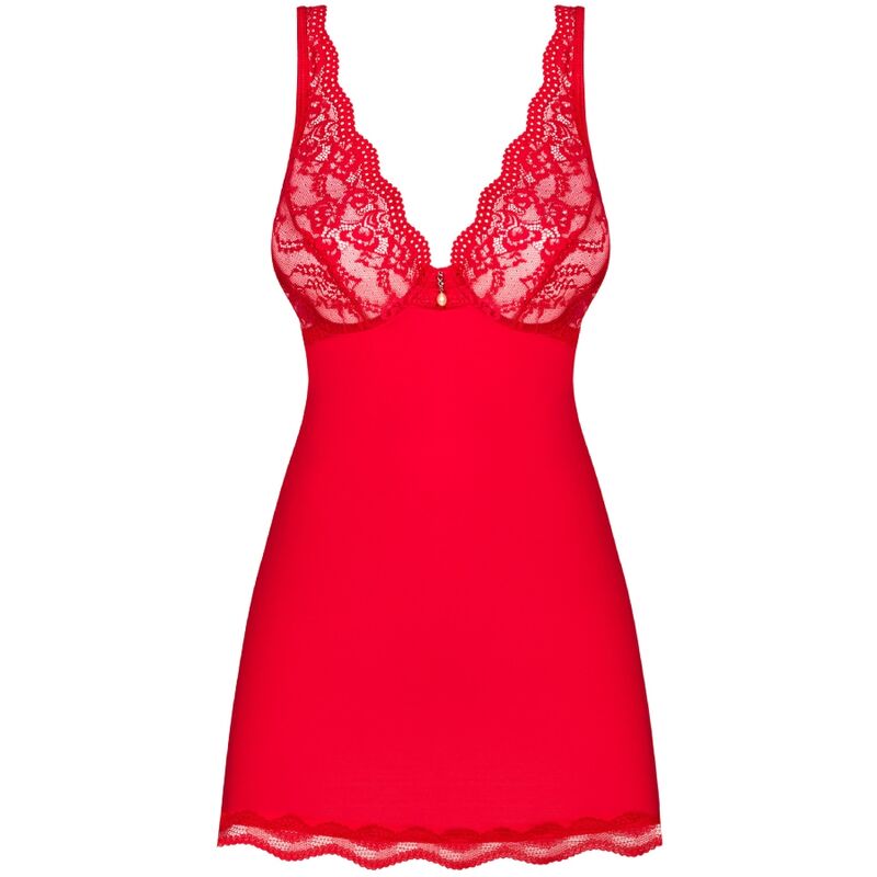 OBSESSIVE - LUVAE BABYDOLL TANGA ROJO S/M - Imagem de 5