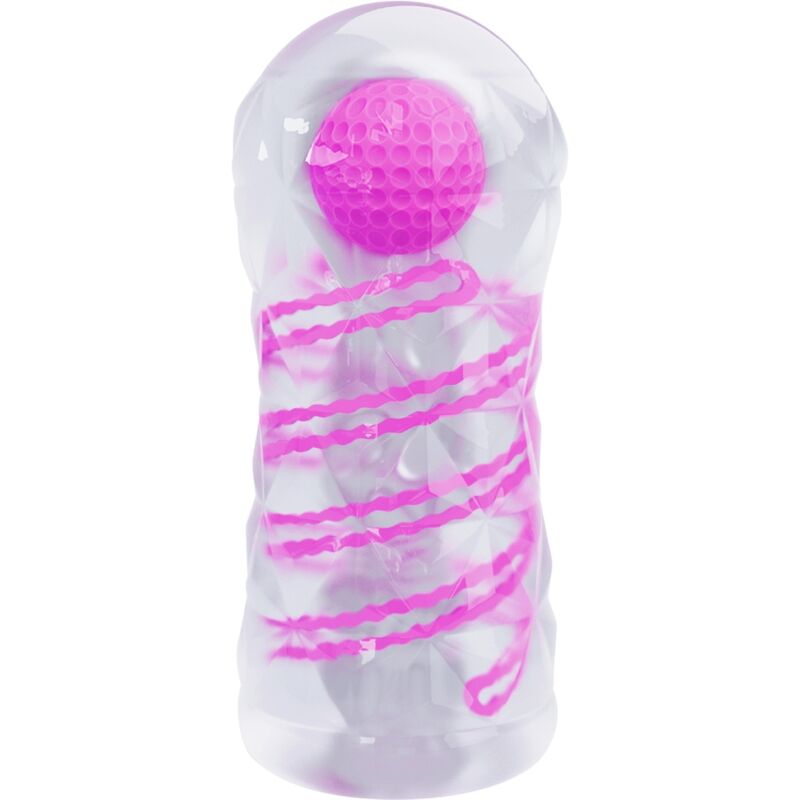 PRETTY LOVE - FANTASY MALE MASTURBATOR WITH INTERNAL SPIRAL AND TRANSPARENT BALLS - Imagem de 2
