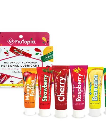 ID FRUTOPIA - ASSORTED LUBRICANT 5 PACK 12 ML