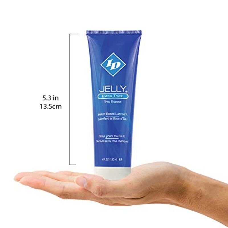 ID JELLY - WATER BASED LUBRICANT EXTRA THICK TRAVEL TUBE 120 ML - Imagem de 3