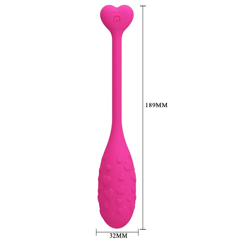 PRETTY LOVE - APP CONTROLLED PINK FISHER VIBRATING EGG - Imagem de 4