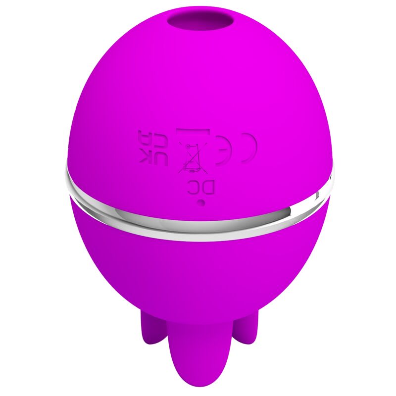 PRETTY LOVE - GEMINI BALL PURPLE ROUND SILICONE VIBRATOR - Imagem de 2