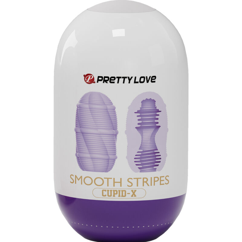 PRETTY LOVE - SMOOTH STRIPES CUPID MASTURBATOR EGG - Imagem de 5