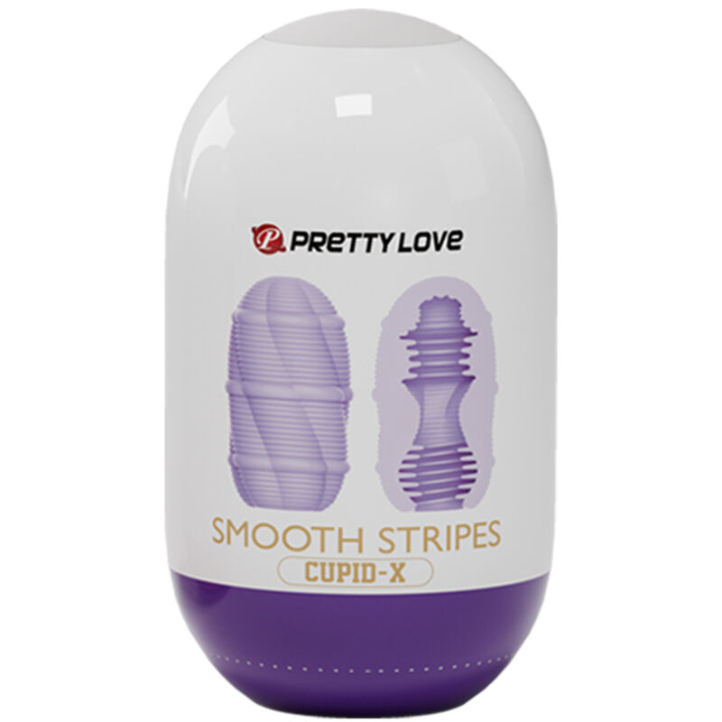 PRETTY LOVE - SMOOTH STRIPES CUPID MASTURBATOR EGG - Imagem de 3