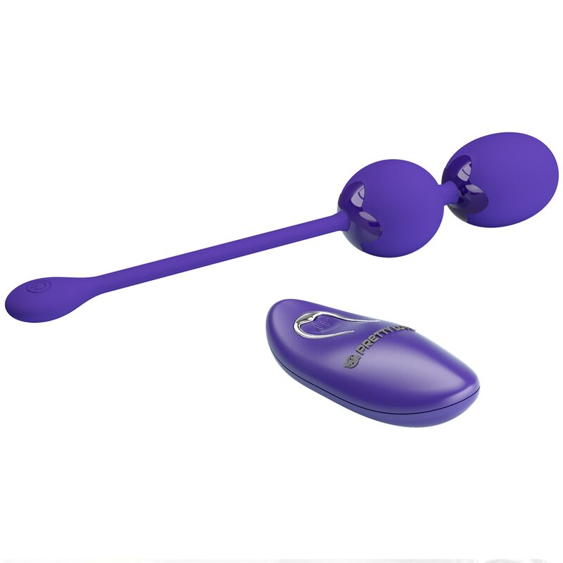 PRETTY LOVE - WILLIE YOUTH REMOTE CONTROL BALLS VIOLET VIBRATION - Imagem de 3