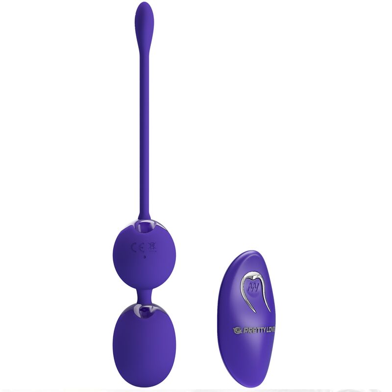 PRETTY LOVE - WILLIE YOUTH REMOTE CONTROL BALLS VIOLET VIBRATION - Imagem de 2