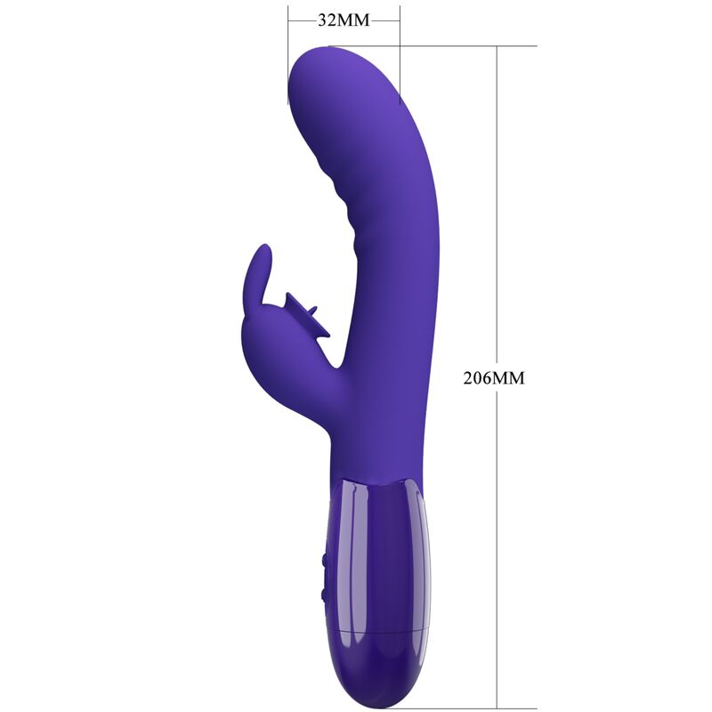 PRETTY LOVE - CERBERUS YOUTH VIOLET RABBIT VIBRATOR - Imagem de 5