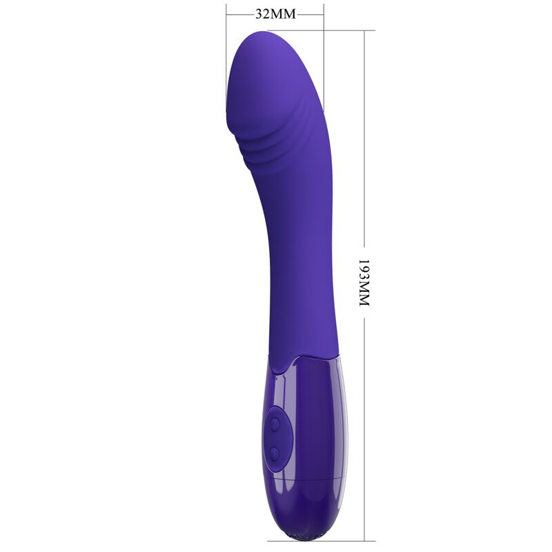 PRETTY LOVE - ELEMENTAL YOUTH VIOLET VIBRATOR DILDO - Imagem de 5