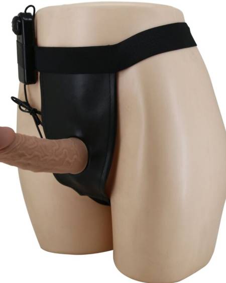 PRETTY LOVE - HARNESS BRIEFS WITH VIBRATION DILDO INCLUDED