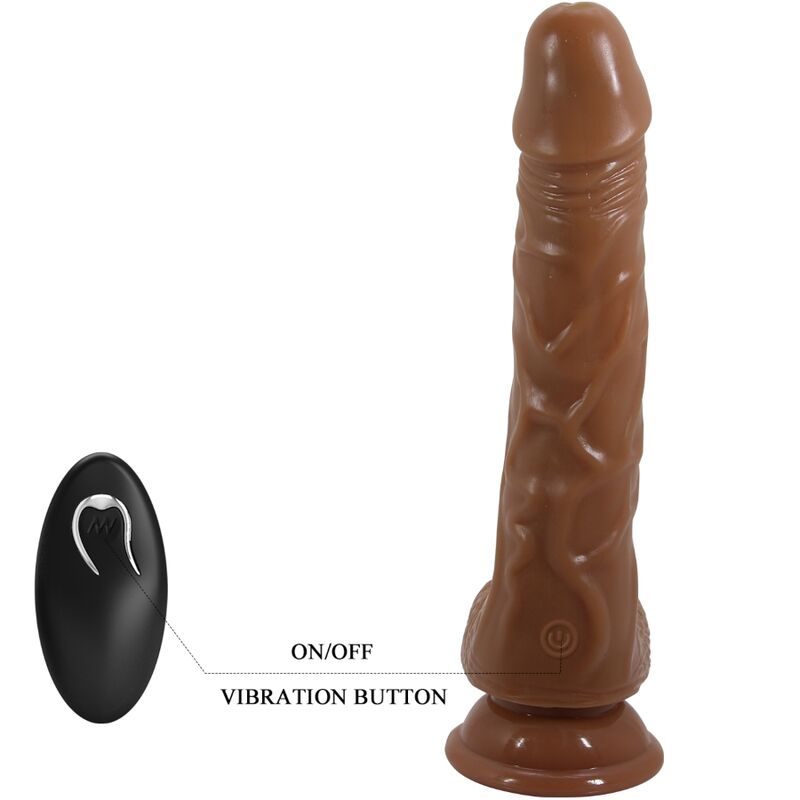 BAILE - BODACH REALISTIC VIBRATOR WITH REMOTE CONTROL SUCTION CUP - Imagem de 3