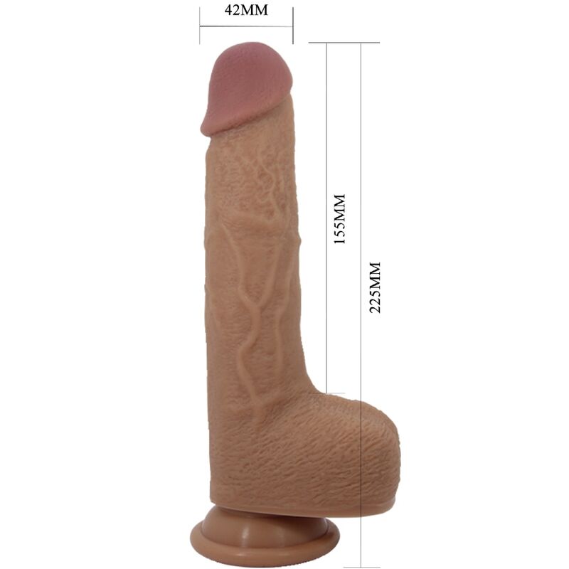 PRETTY LOVE - TOMMY REALISTIC DILDO VIBRATOR 22.5 CM - Imagem de 4