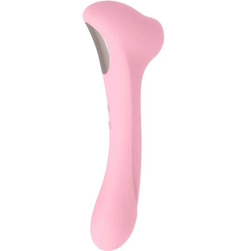 FEMINTIMATE - DAISY MASSAGER SUCTION AND VIBRATOR PINK - Imagem de 2