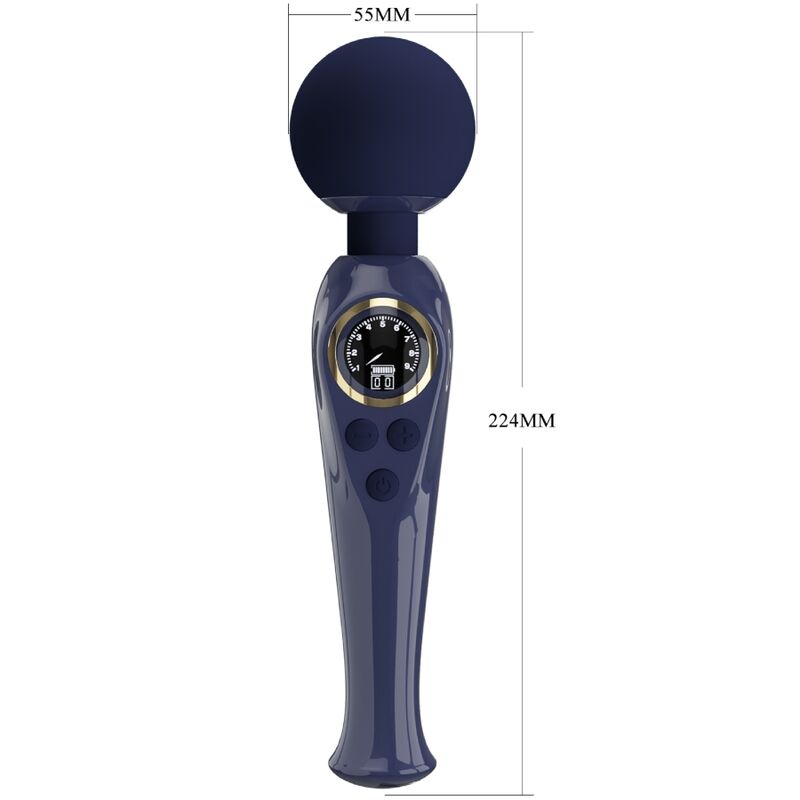 PRETTY LOVE - SKYLER VIBRATOR WAND BLUE - Imagem de 5