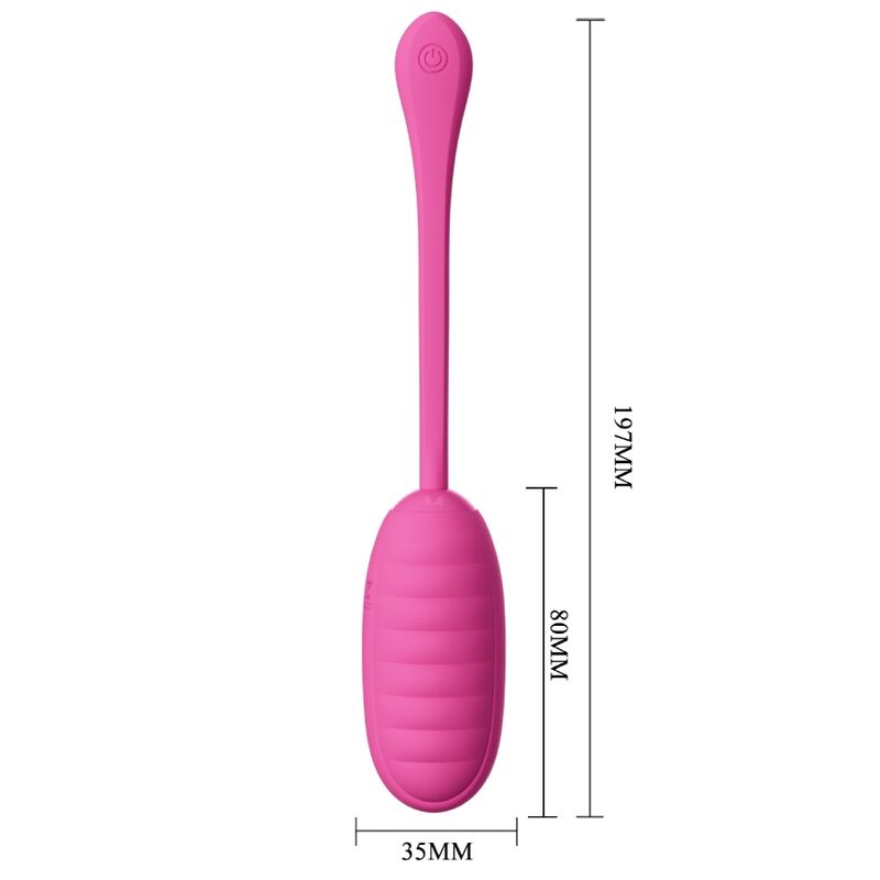 PRETTY LOVE - CATALINA PINK RECHARGEABLE VIBRATING EGG FREE APP - Imagem de 4