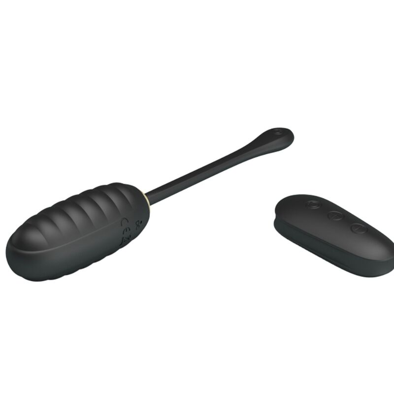 PRETTY LOVE - DOREEN LUXURY RECHARGEABLE VIBRATING EGG BLACK REMOTE CONTROL - Imagem de 4
