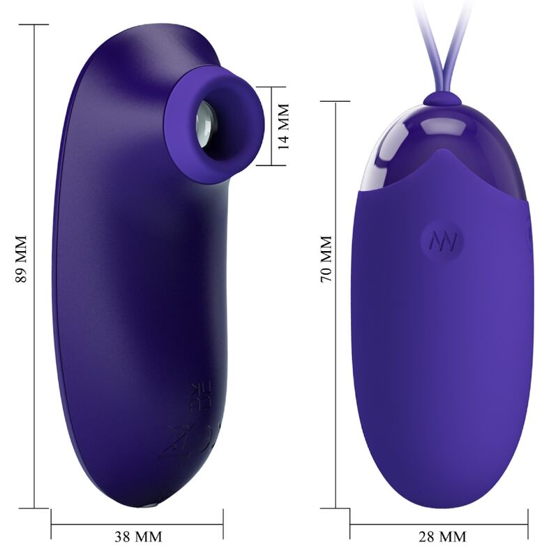 PRETTY LOVE - STIMULATOR AND PORTABLE EGG - Imagem de 4
