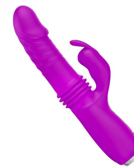 PRETTY LOVE - DOROTHY PURPLE RECHARGEABLE RABBIT VIBRATOR