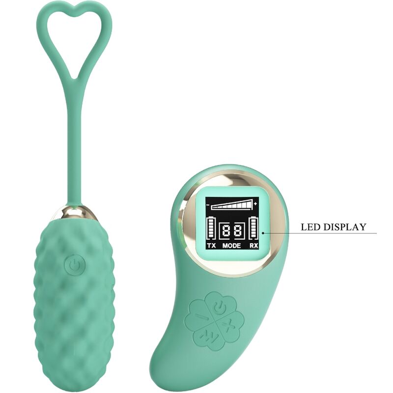 PRETTY LOVE - VIVIAN GREEN REMOTE CONTROL VIBRATING EGG - Imagem de 3