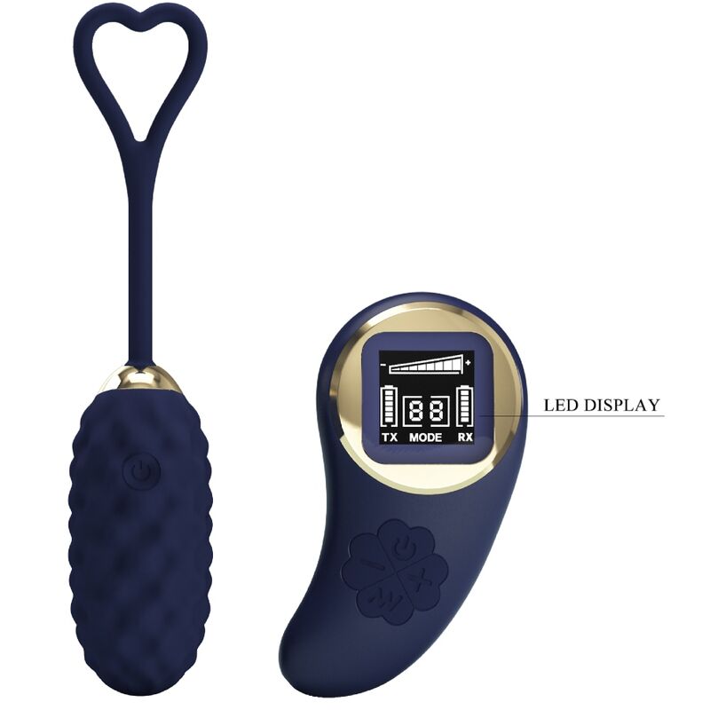 PRETTY LOVE - VIVIAN BLUE REMOTE CONTROL VIBRATING EGG - Imagem de 3