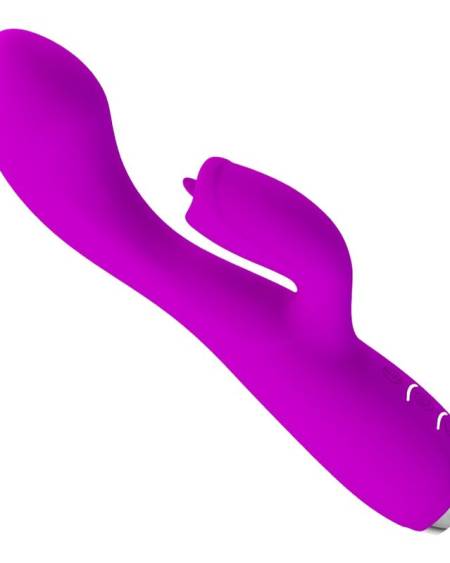 PRETTY LOVE - GLORIA RECHARGEABLE RABBIT VIBRATOR-WATERPROOF PURPLE