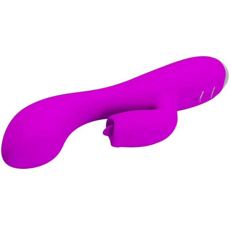 PRETTY LOVE - GLORIA RECHARGEABLE RABBIT VIBRATOR-WATERPROOF PURPLE - Imagem de 3