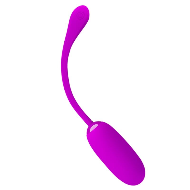 PRETTY LOVE - JULIUS WATERPROOF-RECHARGEABLE VIBRATING EGG PURPLE - Imagem de 3