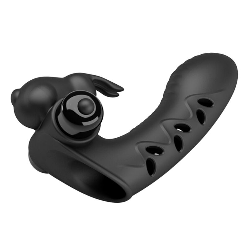 PRETTY LOVE - VANCE BLACK RABBIT VIBRATOR FINGER COVER - Imagem de 3