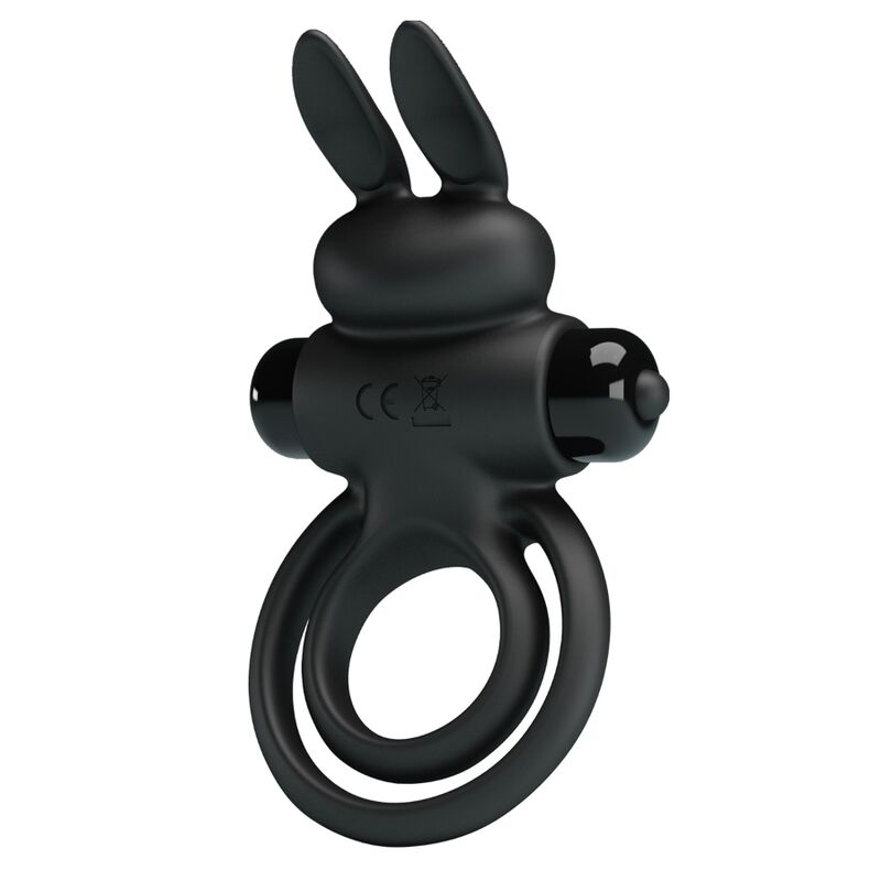 PRETTY LOVE - VIBRATOR III RABBIT RING FOR BLACK PENIS - Imagem de 2