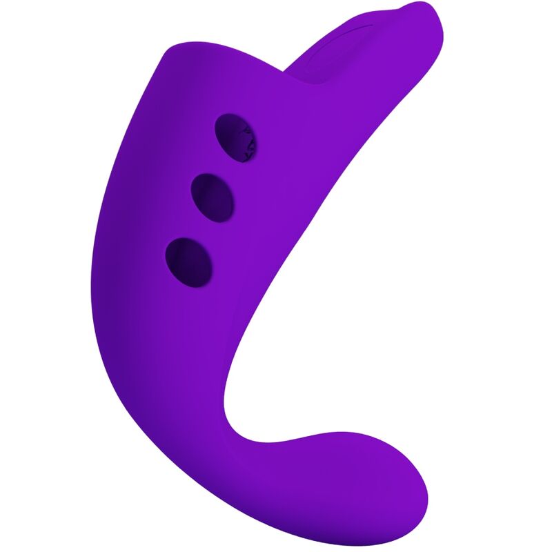 PRETTY LOVE - GORGON PURPLE RECHARGEABLE FINGER VIBRATOR - Imagem de 3