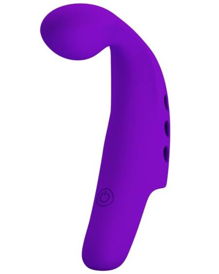 PRETTY LOVE - GORGON PURPLE RECHARGEABLE FINGER VIBRATOR