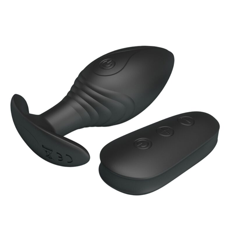 PRETTY LOVE - REGINA ANAL PLUG RECHARGEABLE VIBRATOR BLACK - Imagem de 5