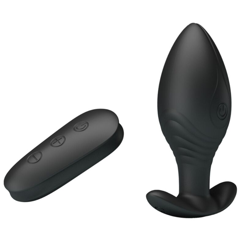 PRETTY LOVE - REGINA ANAL PLUG RECHARGEABLE VIBRATOR BLACK - Imagem de 3
