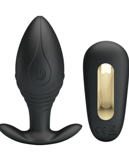 PRETTY LOVE - REGINA ANAL PLUG RECHARGEABLE VIBRATOR BLACK