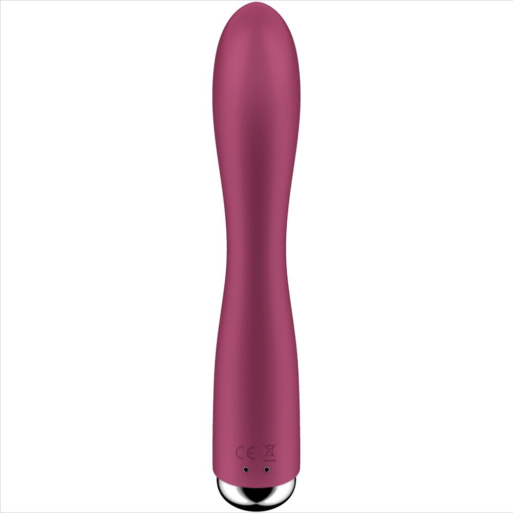 SATISFYER - SPINNING RABBIT 1 ESTIMULACION CLITORIS Y PUNTO G ROJO - Imagem de 3