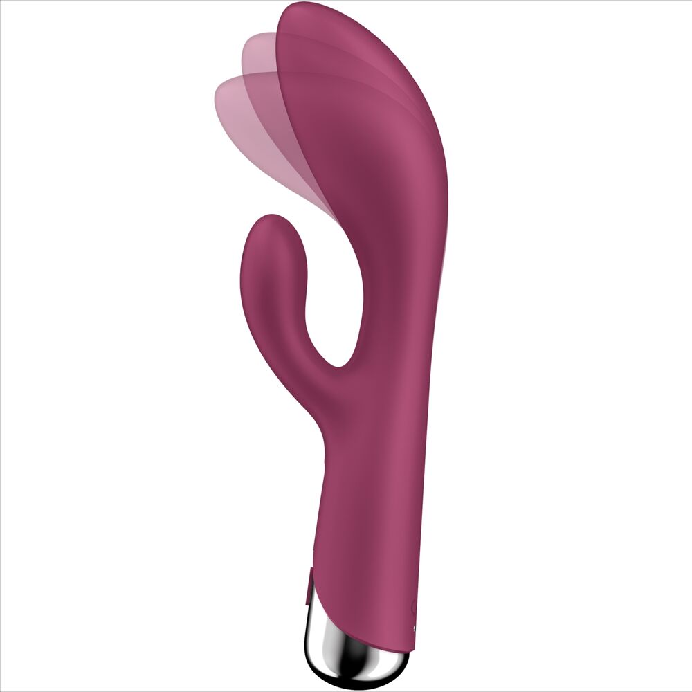 SATISFYER - SPINNING RABBIT 1 ESTIMULACION CLITORIS Y PUNTO G ROJO - Imagem de 5