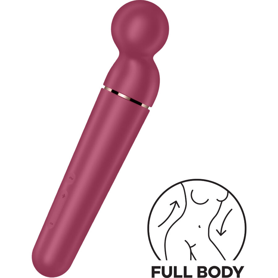 SATISFYER - PLANET WAND-ER MASAJEADOR VIBRADOR BERRY - Imagem de 5