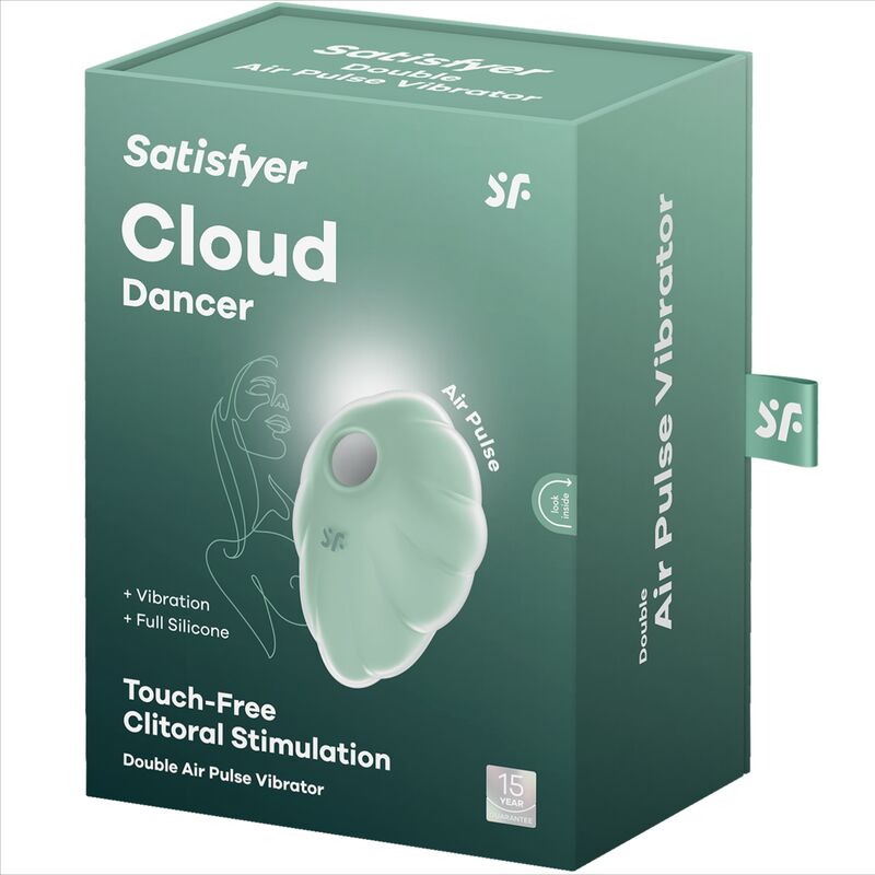 SATISFYER - CLOUD DANCER VERDE VIBRADOR AIR - Imagem de 5