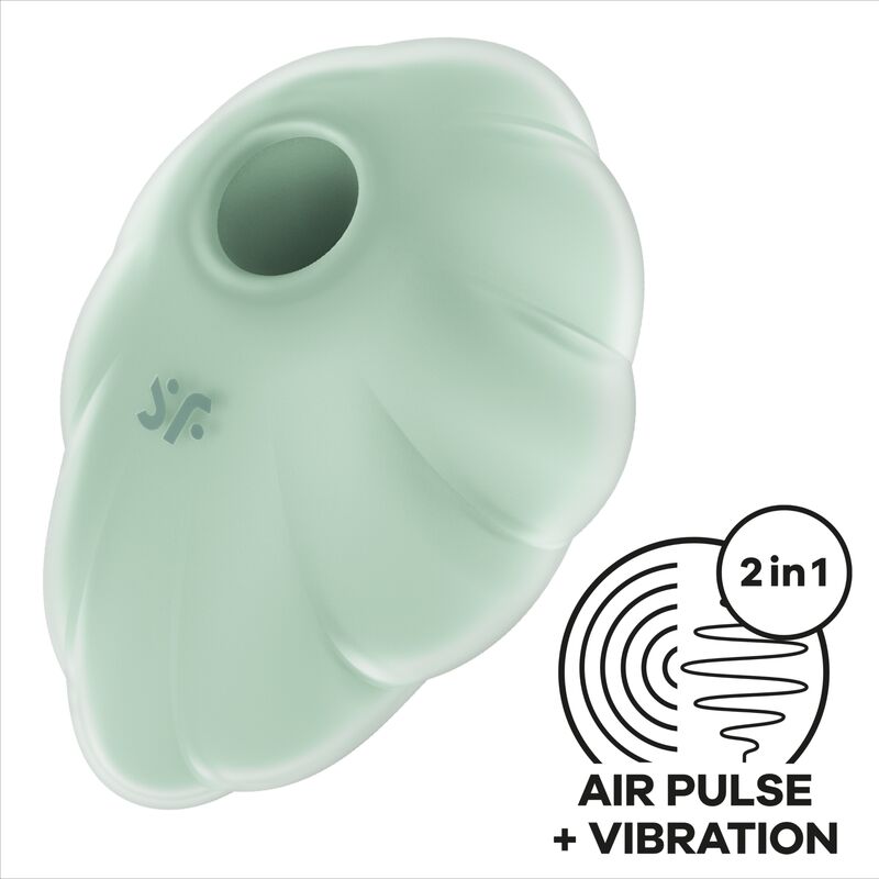SATISFYER - CLOUD DANCER VERDE VIBRADOR AIR - Imagem de 4