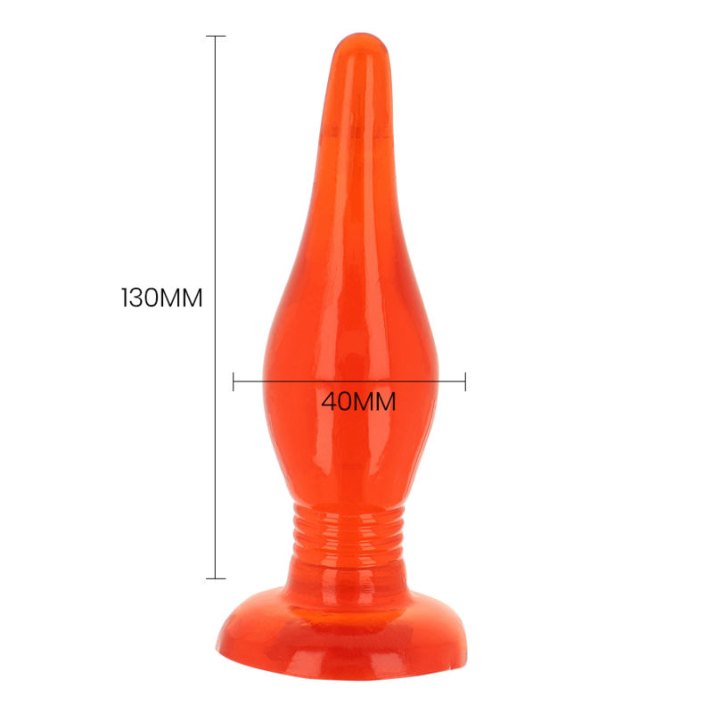 BAILE - RED SOFT TOUCH ANAL PLUG 14.2 CM - Imagem de 5