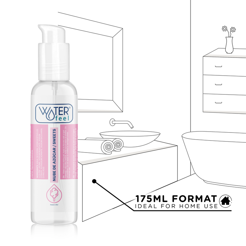 WATERFEEL - SUGAR CLOUD LUBRICANT 175 ML - Imagem de 5
